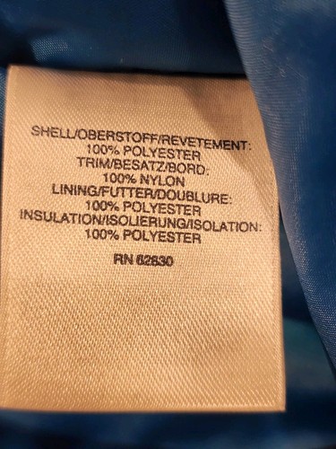 Lands’ End Kids Snow Ski Bibs Pants Overalls Teal Blue Neon Lining Youth Size 7 - Picture 6 of 6