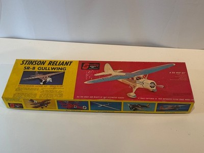Sterling Models Stinson Reliant SR-8 Gullwing Balsa Wood Model Kit E8