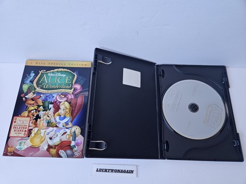Lot 4 Disney Princess DVD’s Snow White, Sleeping Beauty, Alice In Wonderland,etc - Imagen 5 de 8