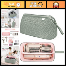 Portable Hair Tools Travel Bag - Waterproof Organizer for Curling Iron Dryer -