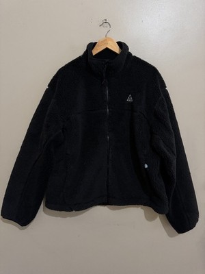 Nike ACG Canwell Glacier Therma-Fit ADV Jacket Sherpa Black Men L FV8653-010 NEW