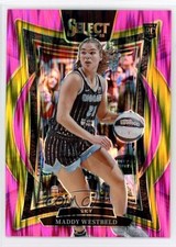 2025 Panini Select WNBA Concourse Pink Flash Prizm Maddy Westbeld Rookie RC 1sh2