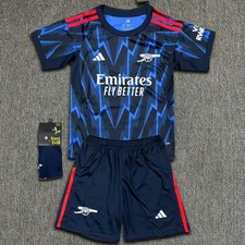 Kids Arsenal Away Kit 2025/26 Boys Girls Full Strip - Size 26 For Age 10-11