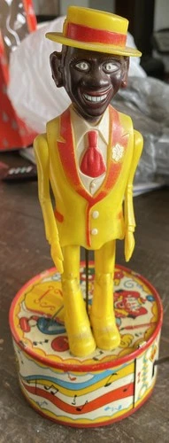 1940’s Marx Be-Bop Jigger Wind-up Dancer Tin Litho Toy
