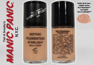 MANIC PANIC Naturals DREAMTONE Vegan Starlight Gothic Goth Foundation NEW
