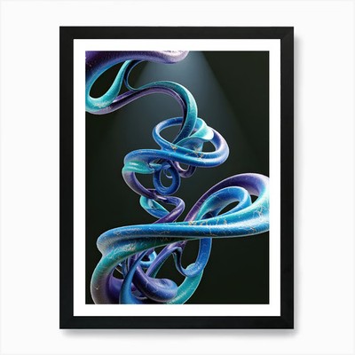 Tellurium Glint 1 Art Print Framed  Framed Wall Art Poster Canvas Print Picture
