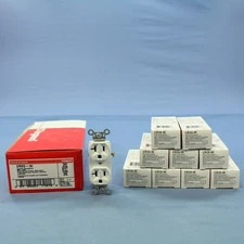 Pass & Seymour CR20-W White 20A Commercial Receptacle Duplex 5-20R Outlets 10pcs