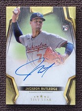 Jackson Rutledge 2024 Topps Five Star - On Card Autographs RC #FSA-JRU