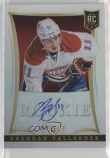 2013-14 Panini Select Rookie Silver Prizm 79/99 Brendan Gallagher #295 Auto av1