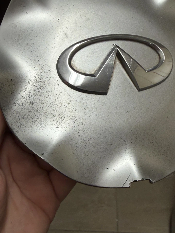 Infiniti M35 M45 2006 2007 tapa central 8 radios tapacubos llanta 18 pulgadas 40315-Eh010 OEM Foto 2 de 4