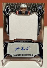 2025 Panini Phoenix-Rookie Patch Autographs TreVeyon Henderson Silver /199