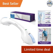 Suction Grab Bars 17.5 in Blue Modern Design Bathtubs Showers 264 lb Capacity
