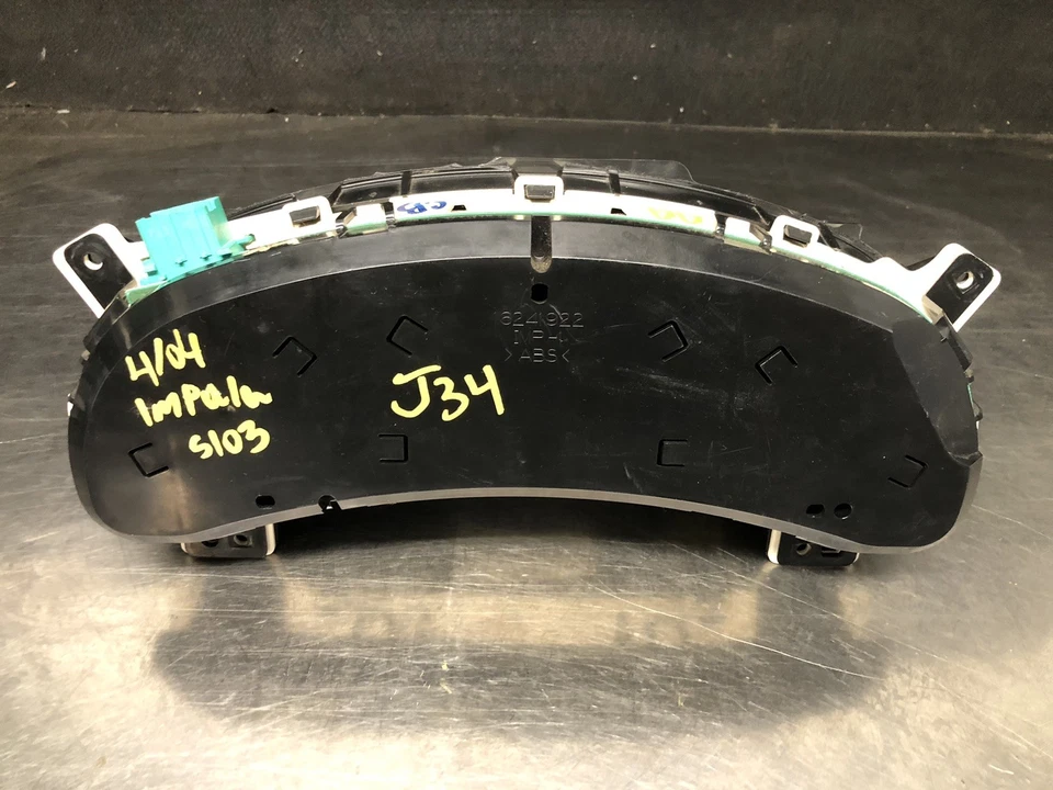 Chevrolet Impala 2002-2004 Instrumento Velocímetro Tacómetro Calibrador Cuadro Foto 4 de 4