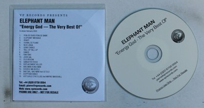 Elephant Man Energy God - The Very Best Of Elephant Man US ADV CDR 2009 Reggae