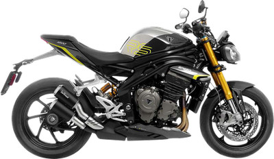 Leovince LV-10 Black Edition Slip-On Muffler 15271B Triumph Speed Triple 1200