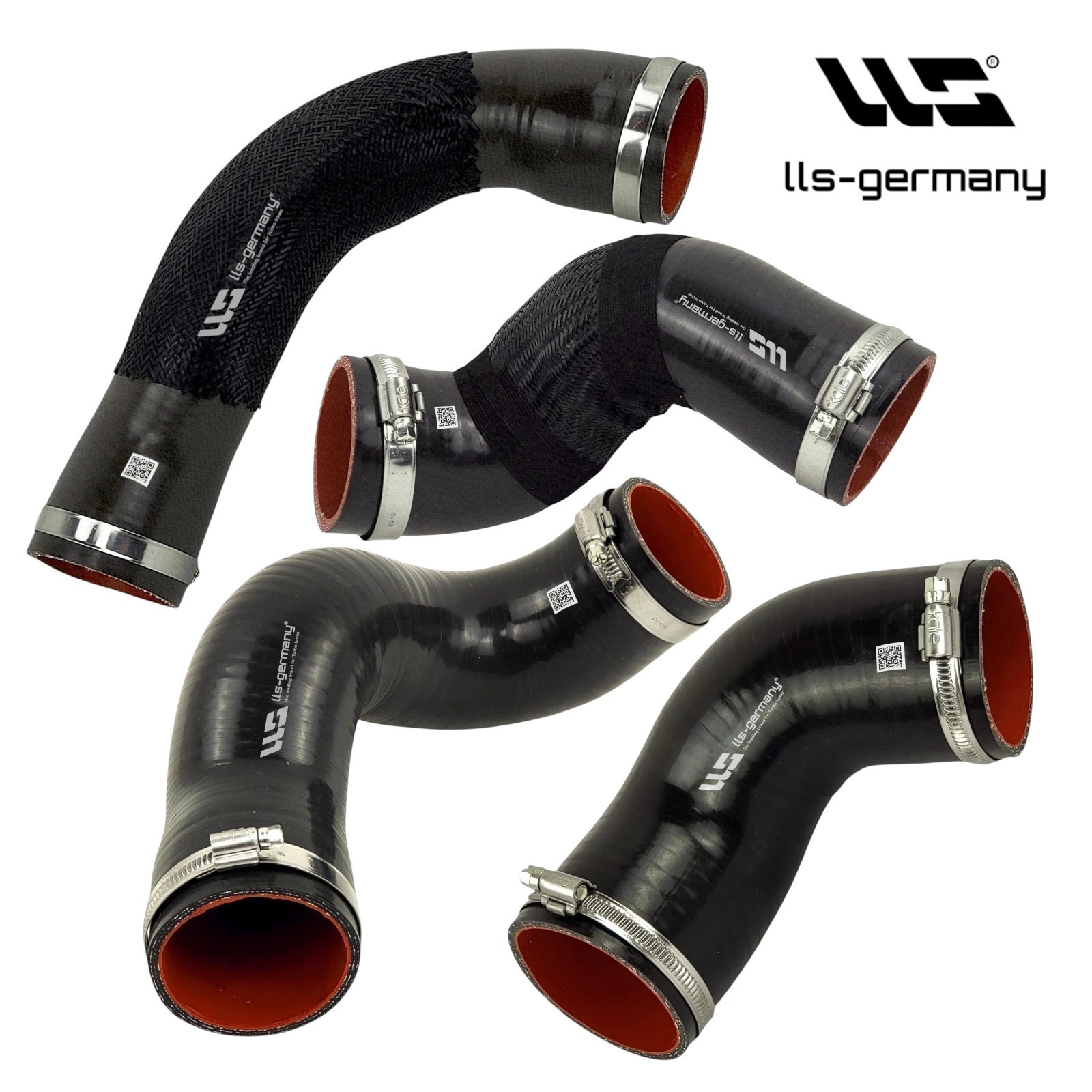 4x Turbo Air Intake Hose for Volvo V70 III (135) 2.4 D4 D5 AWD 31274235
