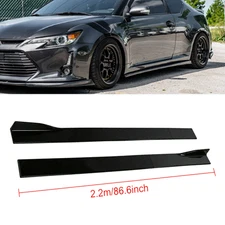 86.6''Side Skirt Splitter Extension Rocker Panel For Scion TC 2005-2016 BE