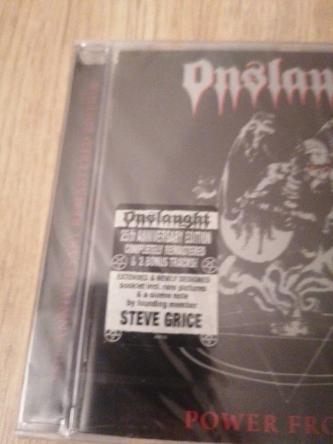 Onslaught CD "Power From Hell" Neu!Overkill,Flotsam And Jetsam,Heathen,Slipknot - Bild 2 von 4