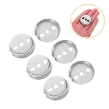 6pcs Stainless Steel Towel Bar Replacement Kit Mounting Bracket For Bathroom Use