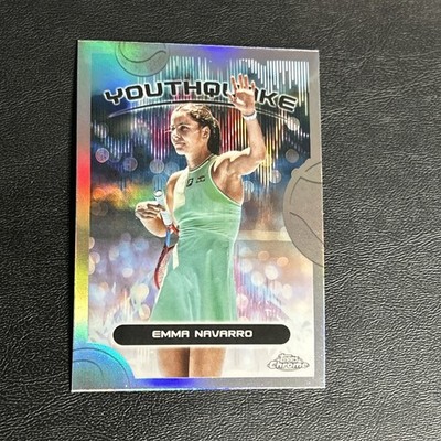 2025 Topps Chrome Tennis Emma Navarro Youthquake 
