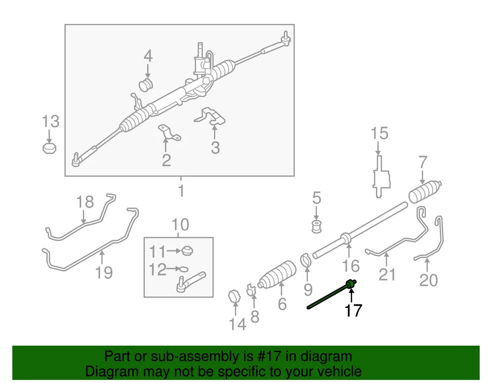 Barra de amarre interior genuina Subaru WRX STI Impreza Tribeca Forester B9 34160XA000 Foto 3 de 3