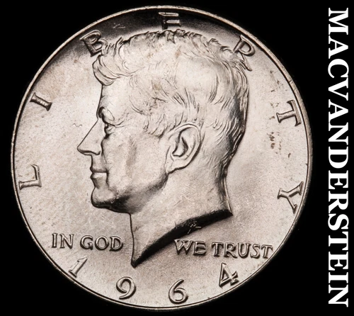 1964 Kennedy Half Dollar- Choice Gem Brilliant Uncirculated  #i3311