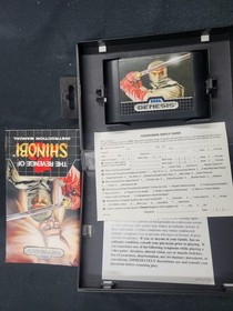Revenge of Shinobi (Sega Genesis, 1989) CIB - Tested & Working