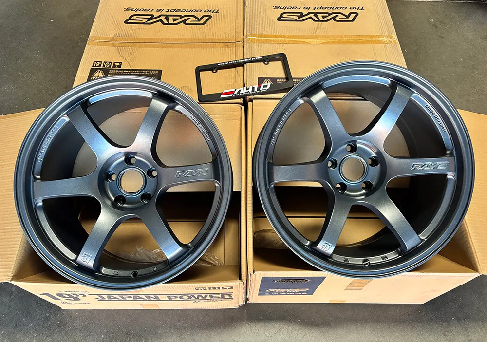 Rays Gramlights 57DR GunBlue Wheel Rim 19