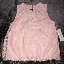 New with tags Liz Claiborne Women Pink Tank Size Medium