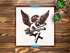 Little Angel Stencil StencilAir Reusable Plastic Wall Art Craft Stencil