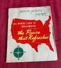 1941 February Coca-Cola Pause Prints Los Angeles Bottling Employee News