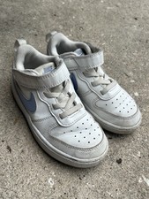 Nike Court Borough Low Recraft TD White/Cobalt Toddler Sneakers-Sz 9C
