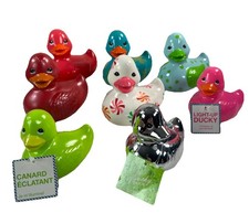 Lucky Ducks Bath Time Toys Lot Of 8 Mixed Play Display Floating Kids Fun