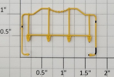 S-Helper 653-12-02-CNJY Switcher Multi Unit Yellow End Railing