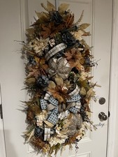 Large Fall Door Swag Wreath