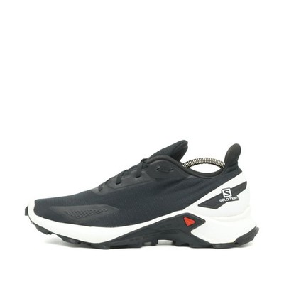 Salomon Herren Alphacross Sneaker Schwarz Weiß Mesh Low-Top Trail Running EU 44