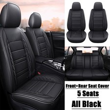 Fits Jeep Wrangler 2007-2024 Pu Car Front Rear 5-seat Covers Protector Pad