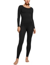 Soft Thermal Underwear Sets for Women Lightweight Long Johns Base Layer Pajam...