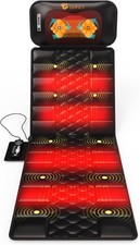 Massage-Mat, Detachable Neck Massager, Full Body Vibration Heating, Massage Pad