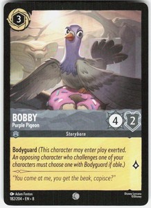 Bobby - Purple Pigeon 182/204 Reign of Jafar Common