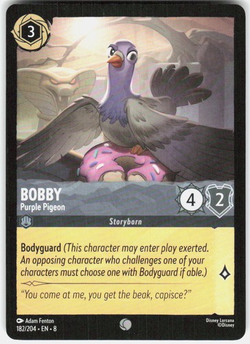 Bobby - Purple Pigeon 182/204 Reign of Jafar Common