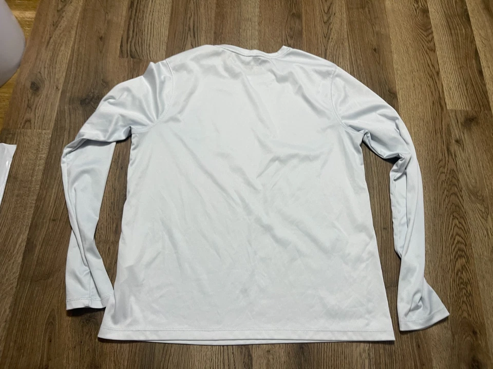 Camisa Carhartt, Meninos Jovens Tamanho Médio, Branca, Manga Longa, Roupa Atlética, Relax - Imagem 2 de 4