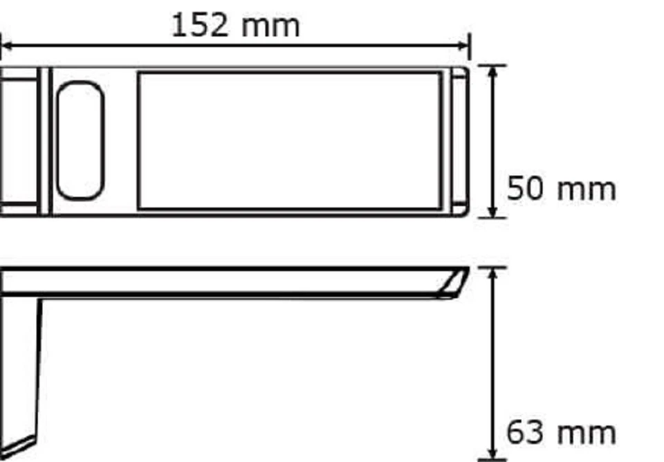 NEU Angle 2er SET LED Anbaulampe mit Touchsensor in Warmweiß, Aluminiumfarben - Bild 4 von 4