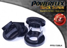Powerflex Black Hinterer Hilfsrahmen Buchse Einsätze für Audi A4 B8 08-16