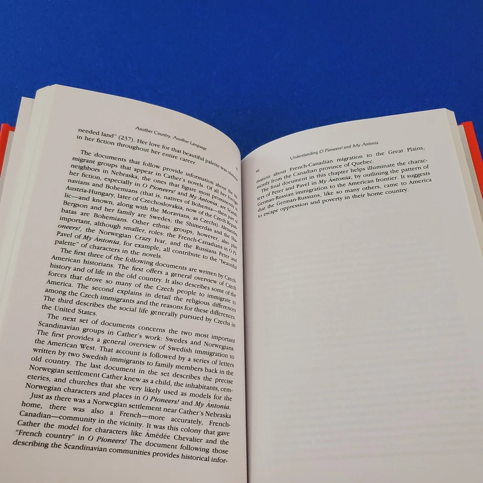 UNDERSTANDING O PIONEERS! AND MY ANTONIA HARDCOVER HISTORY FREE SHIPPING BOOK - Image 4 of 4