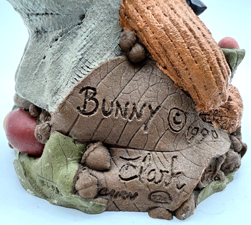 Figura de colección 1990 Tom Clark Gnome Bunny Colección #5098 Cairn Studios Pascua - Imagen 5 de 7