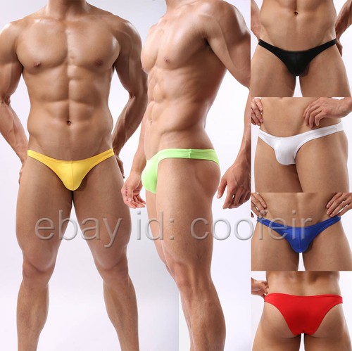 Pack-5 Sexy Interior Mini Bolsa Breve Bikini Tanga Boxer Trajes de baño Calzoncillos | eBay