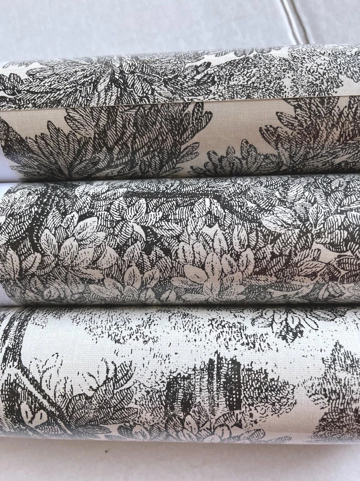 Papel pintado Chesapeake Brewster SCH12542 Spinney negro para toile 3 rollos dobles NUEVO leer Foto 4 de 4