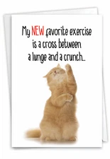 1  Birthday Card with Envelope - New Favorite Exercise C4875BDG