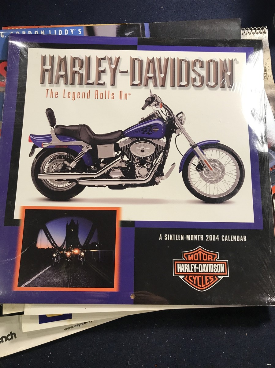 2004スポーツイラストレイテッドビッグカレンダー Harley-Davidson The Legend Rolls On 16 Month 2004 Calendar